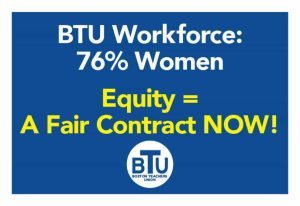 BTU workforce contract badge